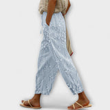 Zoey - Pantalones estampados de vid