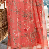 María | Vestido midi floral suelto y ligero