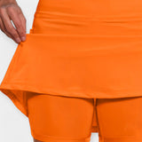 Pantalones Cortos Altos con Falda