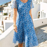 Ana | Vestido midi floral suelto y ligero