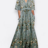Romi - Elegante vestido maxi floral