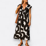 Magda| Vestido suelto con escote en V
