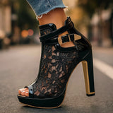Liliana | Tacones altos con encaje