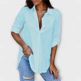 Jessica - Blusa diaria con escote en forma de V