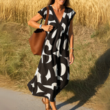 Magda| Vestido suelto con escote en V