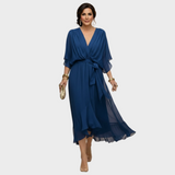 María - Vestido con escote en forma de V