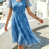 Ana | Vestido midi floral suelto y ligero