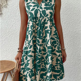Sofía – Vestido de Verano con Estampado Floral en Forma A