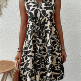 Sofia – Vestido de Verano Floral en Forma A