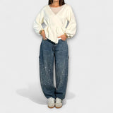 Fable - Pantalones vaqueros Balloon Carpenter brillantes