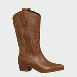 Botas de vaquero para mujer de cuero