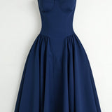 Odette Élégance | Vestido midi con corsé estructurado