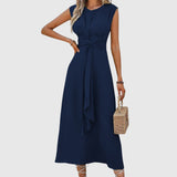 Nuria – Elegante vestido maxi sin mangas