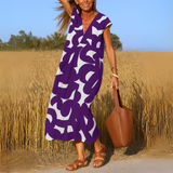 Magda| Vestido suelto con escote en V