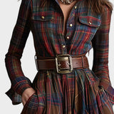 Evelyn - Vestido Camisero Clásico Elegante