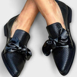 Cláudia - Mocasines con Corbata Decorativa