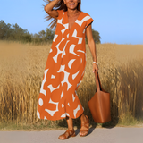 Magda| Vestido suelto con escote en V