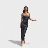 Carmen | Vestido sin mangas de satén