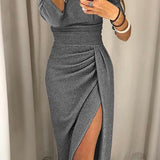 Natália | Vestido excelente con hombros descubiertos
