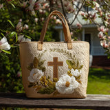 Bolsa Acolchada con Diseño de la Santa Cruz