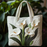 Bolsa Acolchada Blanca con Diseño Lopa