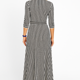 Vestido Maxi de Blusa Casual para Trabajo