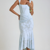 Vestido Maxi de Novia con Corsé de Encaje