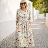 Noelia | Vestido Maxi - Estampado Floral