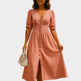 Vestido de mezclilla con botones