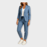 Nikol - Traje de mujer con chaqueta y pantalones jogger