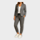 Nikol - Traje de mujer con chaqueta y pantalones jogger