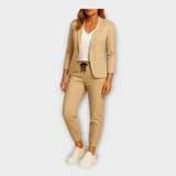 Nikol - Traje de mujer con chaqueta y pantalones jogger