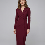 Vestido Blazer Negro Chic – Diseño Minimalista Ajustado para una Sofisticación Moderna