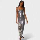 Vestido "Sparkle Silver" - Versión de Noche