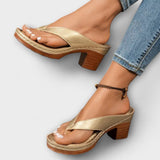 Emily - Zapatillas ortopédicas con tacón