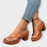 Emily - Zapatillas ortopédicas con tacón