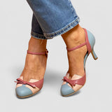 Bellarosa | Zapatillas con nudo y correas, con punta redonda