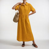 Lysandra — Vestido camisero fluido de verano