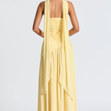 Vestido Maxi Sin Tirantes Tessa