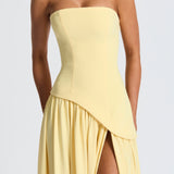 Vestido Maxi Sin Tirantes Tessa