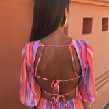 Paloma – Vestido con un Acabado Audaz