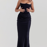 Vestido Maxi Corsé Sin Tirantes Mia