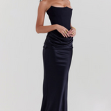Vestido Maxi Corsé Sin Tirantes Mia