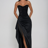 Vestido Maxi de Noche Corsé Beaded Emrielle