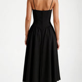 Odette Élégance | Vestido midi con cintura estructurada