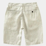 Felix™ | Pantalones Cortos de Lino Azul Horizonte