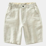 Felix™ | Pantalones Cortos de Lino Azul Horizonte