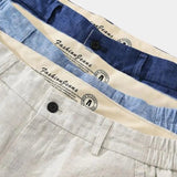 Felix™ | Pantalones Cortos de Lino Azul Horizonte