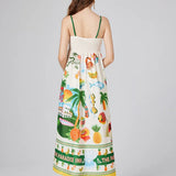 Vestido Maxi de Verano Floral de Playa