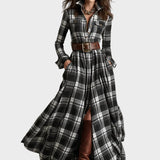 Evelyn - Vestido Camisero Clásico Elegante